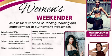 Women’s Weekender: Dance, Fitness, Brunch & Clothing Swap!