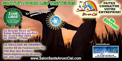 Salon Santé Arc-en-Ciel, du 4-5 Mai 2024, à la Grillade, Entrée Gratuite primary image