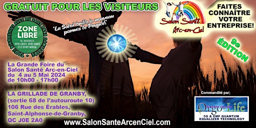 Image principale de Salon Santé Arc-en-Ciel, du 4-5 Mai 2024, à la Grillade, Entrée Gratuite