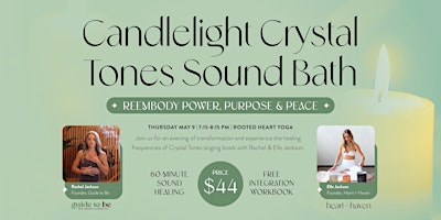 Primaire afbeelding van Candlelight Crystal Tones Sound Bath