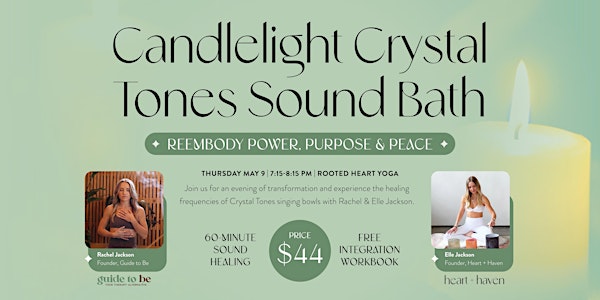Candlelight Crystal Tones Sound Bath