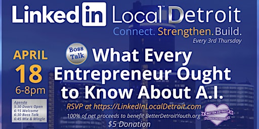 Imagem principal de LinkedIn Local Detroit Meetup @ Brix Wine