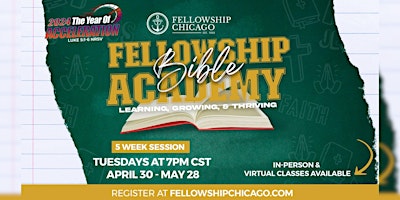 Hauptbild für Fellowship Bible Academy 2024: Learning, Growing, & Thriving