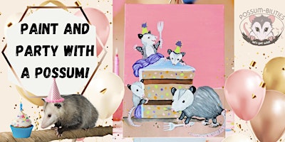 Imagem principal do evento Possum Paint Party: A Brush with Birthday Joy!