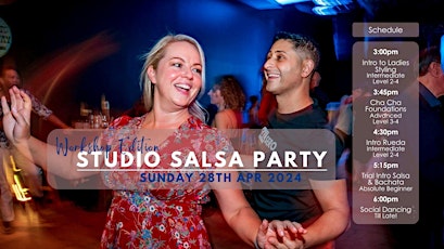 Salsa Studio Party | Workshop Edition Sunday 28th of April