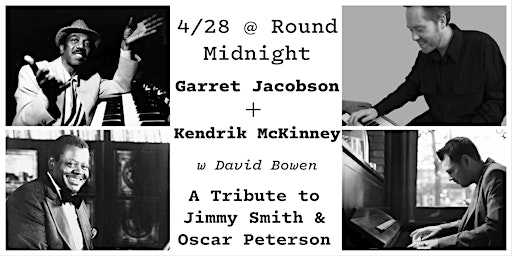 Imagem principal do evento Kendrik & Big G Present: A Tribute to Jimmy Smith + Oscar Peterson