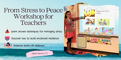 From Stress to Peace Masterclass for Teachers