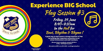 Imagem principal do evento Ferny Grove State School - Experience BIG School - Play Session #3