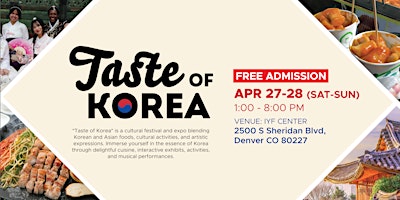 Taste of Korea in Denver primary image