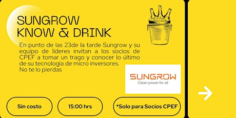 SUNGROW KNOW & DRINK