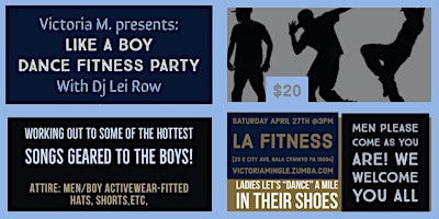 Like A Boy Dance Fitness Party primary image