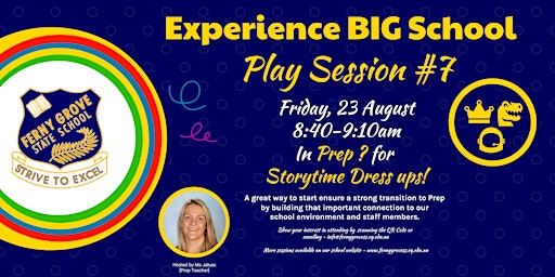 Imagem principal do evento Ferny Grove State School - Experience BIG School - Play Session #7