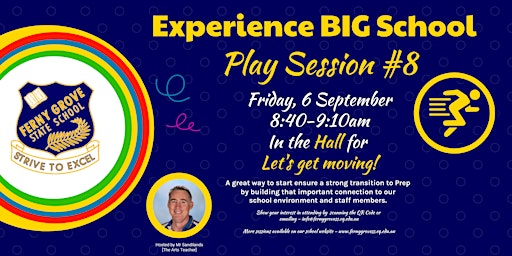 Primaire afbeelding van Ferny Grove State School - Experience BIG School - Play Session #8