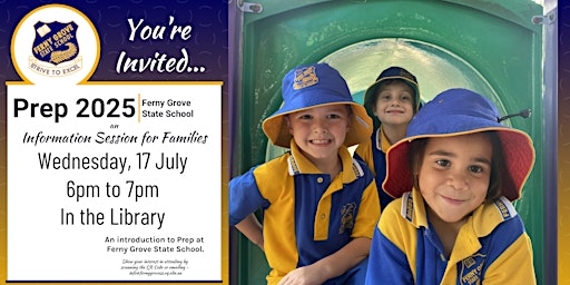 Imagem principal do evento Ferny Grove State School - Prep 2025 - Parent Information Session #2