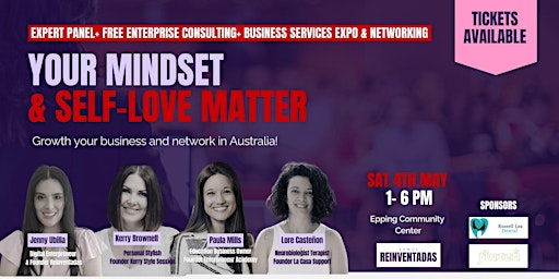 Image principale de Latina Women Networking & Expert Panel: "Your Mindset & Self-Love Matter"