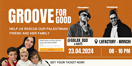 Groove for Good: Fun Night with Galax Duo to support our Palestinian friend