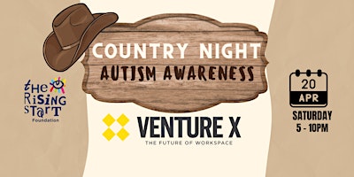 Image principale de Country Night Line Dance & Autism Awareness