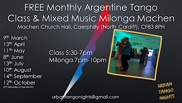 FREE Argentine Tango Workshop and Milonga in Cardiff