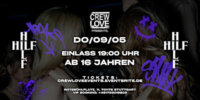 Imagem principal do evento CrewLove l 09.05.24 I HI LIFE Stuttgart