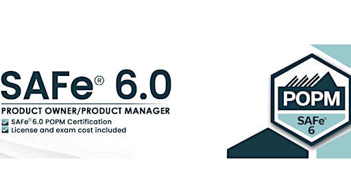 (SAFe 6 POPM) Agile Product Owner/Product Manager primary image