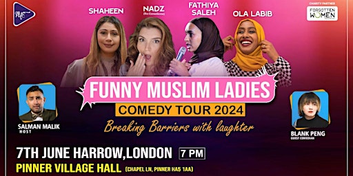Imagem principal de Funny Muslim Ladies FML Charity Standup Comedy Show  Harrow London