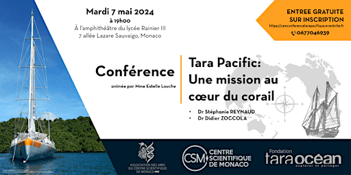 Conférence " TARA Pacific" une mission au coeur du Corail primary image