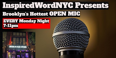 Monday Night LIVE Showcase & Open Mic at the Brooklyn Music Kitchen primary image