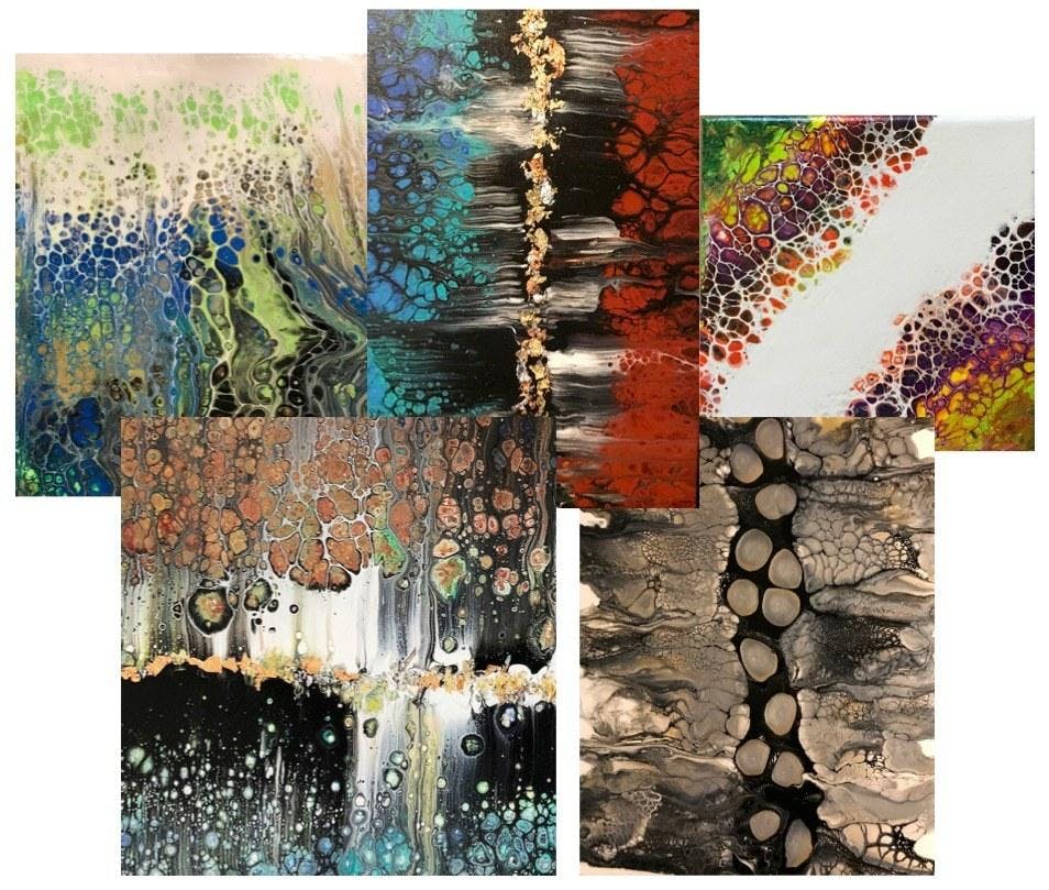 Discover Fluid Acrylic Painting Swipe Technique 11 Oct 2019