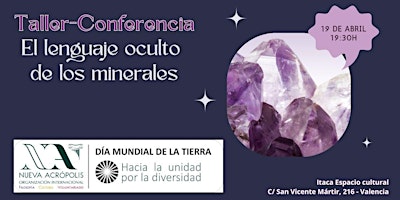 Conferencia-Taller: "El lenguaje oculto de los minerales" primary image