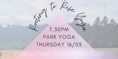 Imagem principal do evento Fernhill Park Evening Yoga (16th May)