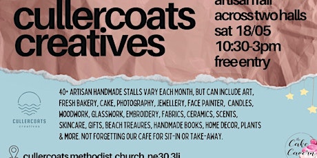 Cullercoats Creatives | Sat 18th May Artisan Fair