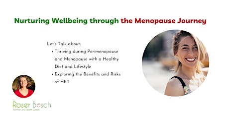 Talk: “Nurturing Wellbeing through the Menopause Journey"