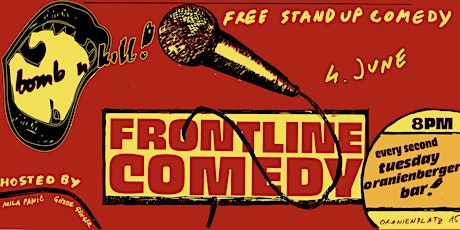 FRONTLINE COMEDY - STAND UP COMEDY ON A TUESDAY 4.6.24