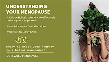 Imagem principal de Understanding Your Menopause - Talk from Cotswold Menopause