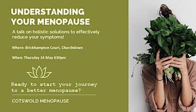 Understanding Your Menopause - Talk from Cotswold Menopause
