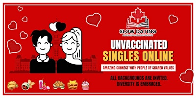 Imagem principal de Unvaccinated  / Unvaxxed Singles 26-54: Slow Dating Online