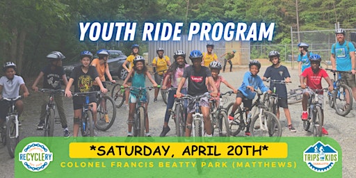 Primaire afbeelding van April Youth Ride Program (MTB Ride)