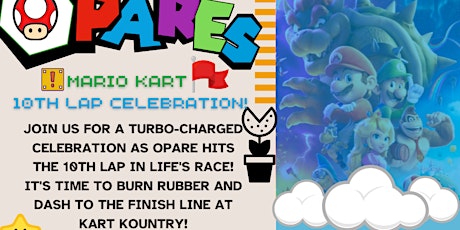 Opare's Mario Kart 10th Lap Celebration