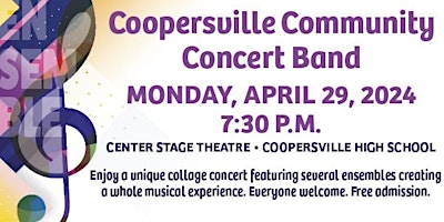 Imagem principal do evento Coopersville Community Band Concert
