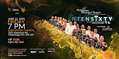 Imagem principal do evento The Philippine Madrigal Singers INTENSIXTY Live in Full Concert - Toronto