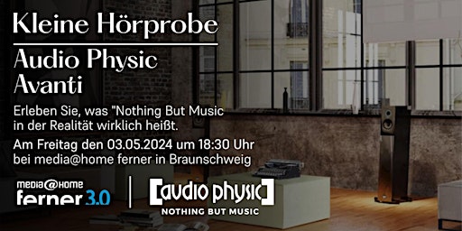 Hauptbild für Kleine Hörprobe - Audio Physic Avanti