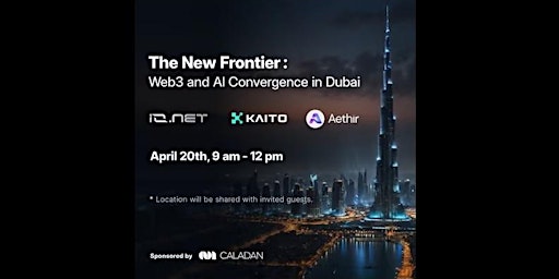 Primaire afbeelding van The New Frontier: Web3 and AI Convergence in Dubai