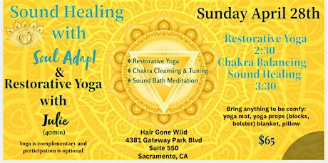 Solar Plexus Chakra Sound Bath & Yoga