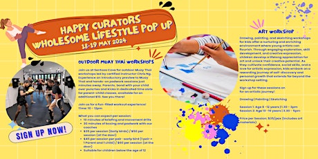 Happy Curators Wholesome Lifestyle Pop up