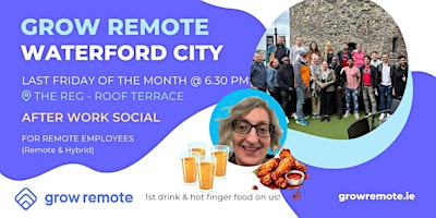Last Friday Drinks in Waterford for Remote & Hybrid Workers primary image