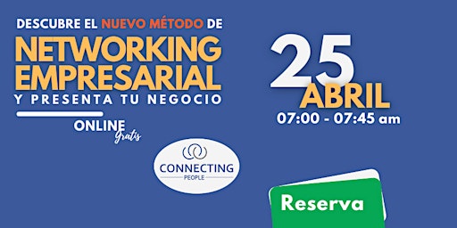 Imagem principal do evento NETWORKING TARRAGONA- CONNECTING PEOPLE - Online