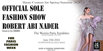 ROBERT ABI NADER Haute Couture for 2025 primary image