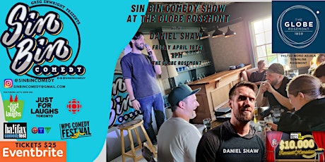 Sin Bin Comedy Show at The Globe Rosemont with Daniel Shaw