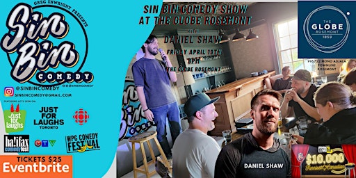 Sin Bin Comedy Show at The Globe Rosemont with Daniel Shaw primary image