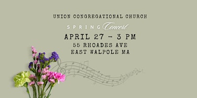 Primaire afbeelding van Sounds of Spring - Union Congregational Church